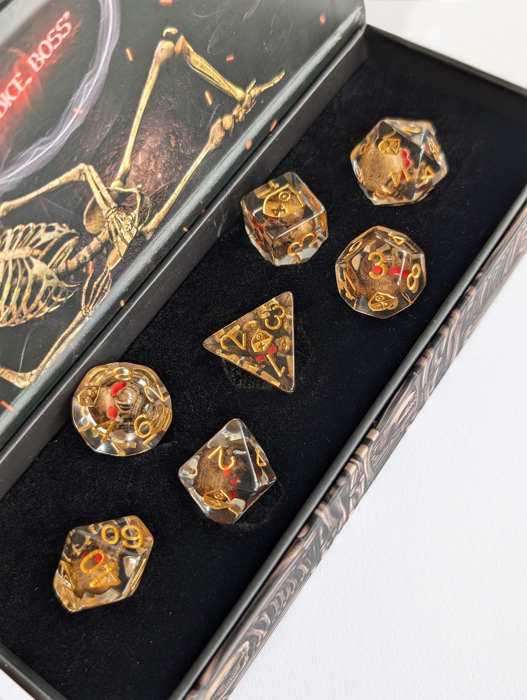 60 Skeletons Inclusion Dice Set
