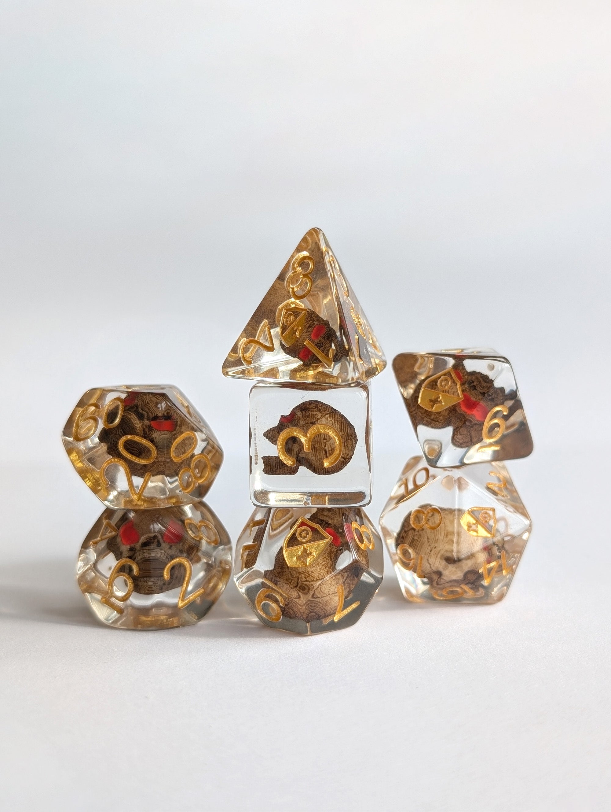 60 Skeletons Inclusion Dice Set