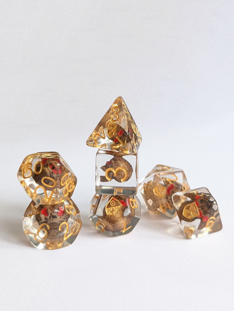60 Skeletons Inclusion Dice Set
