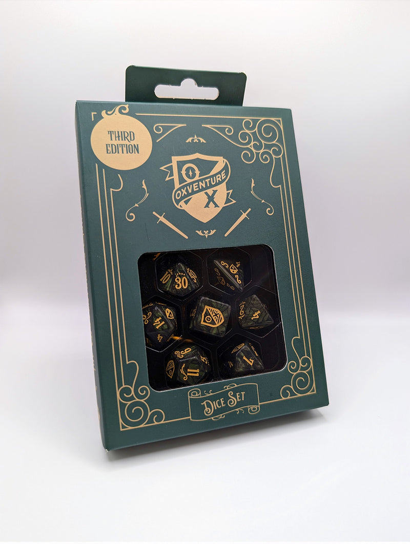 The Original Oxventurers Guild Dice Set
