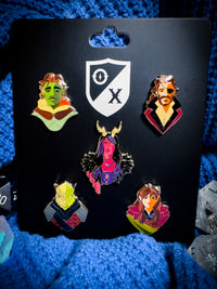 Oxventure Character Pin Set