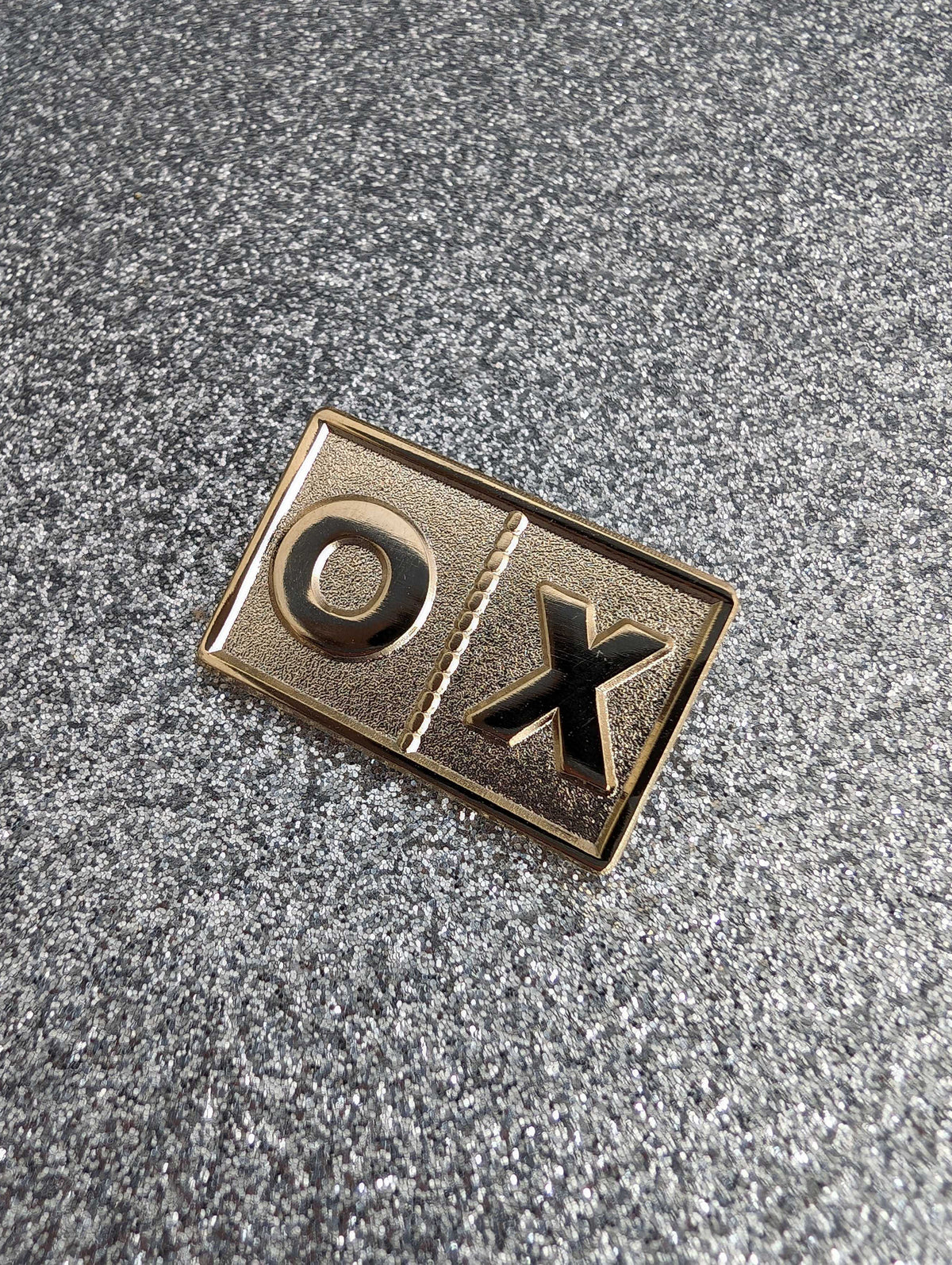 OX Gold Logo Pin Badge