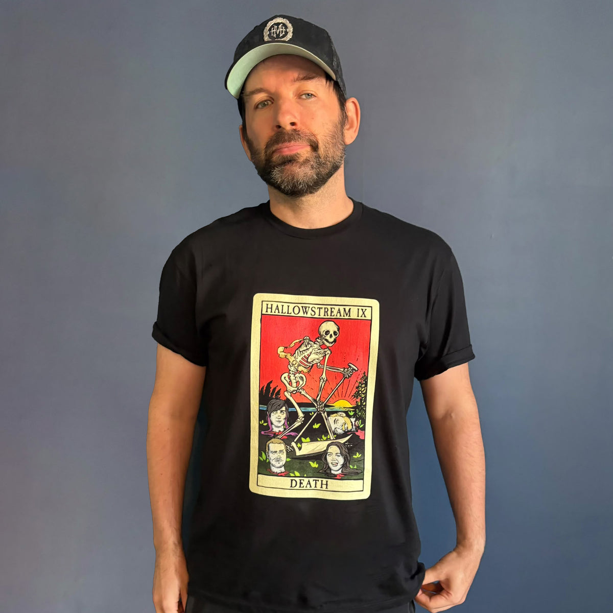 Hallowstream 2026 DEATH Tarot Card Unisex T-Shirt