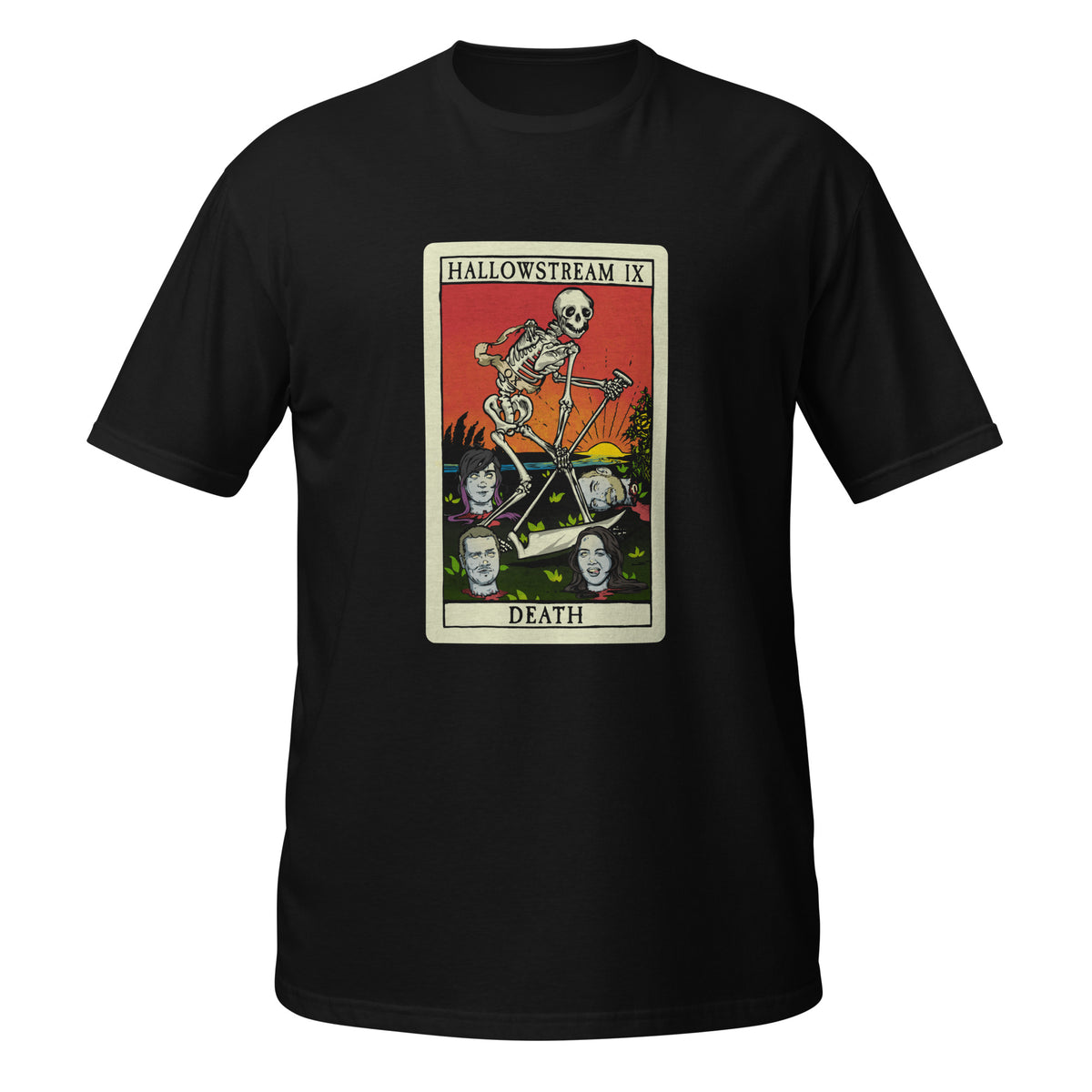 Hallowstream 2026 DEATH Tarot Card Unisex T-Shirt