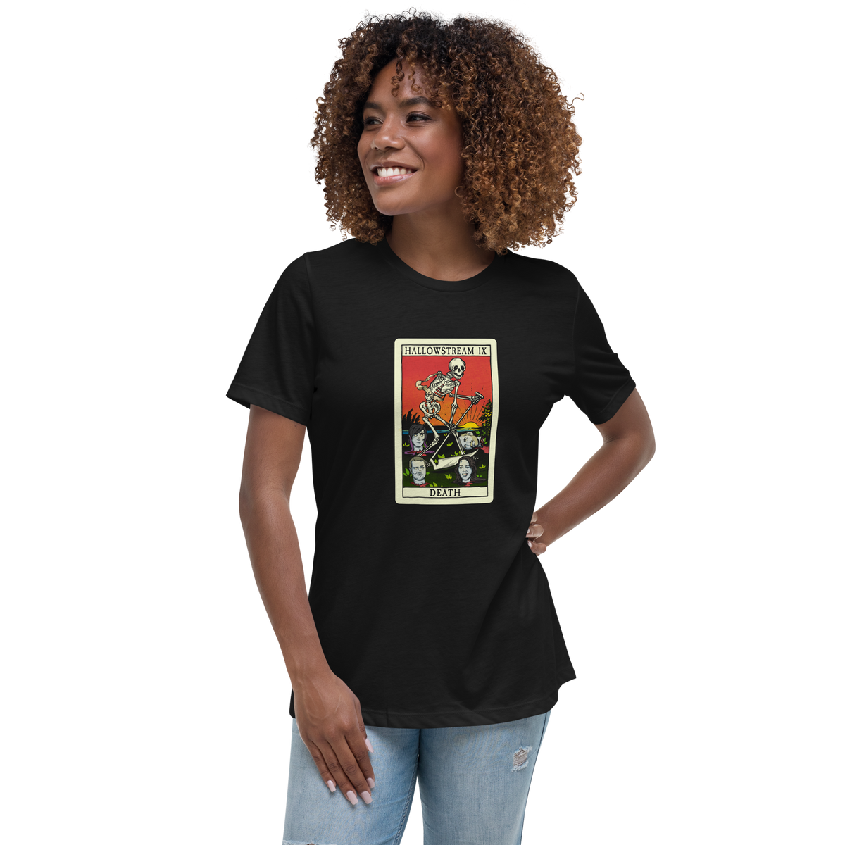 Hallowstream 2026 DEATH Tarot Card Women's T-Shirt