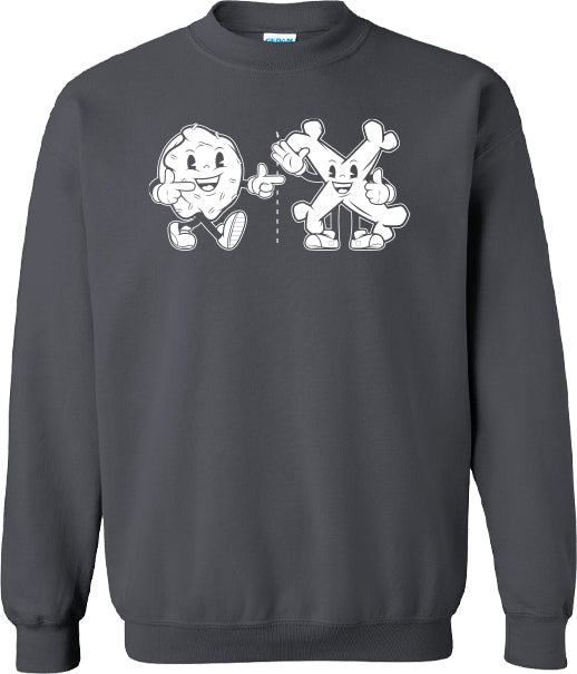 Donuts and Crosses Crewneck Sweater